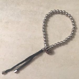 Michael Kors Silver Beaded Layering Bracelet